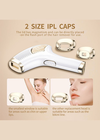 Фотоепілятор 999999 3 в 1 з функцією крижаного охолодження та 9 рівнями інтенсивності IPL (320588131)