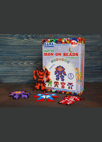 Магніти з термомозаїки "Роботи" (TM-006) набір для творчості УМНЯШКА (363126830)