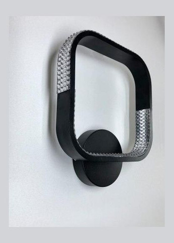 Светильник настенный светодиодный, бра AKRILIKA SQUARE 22W 1S ON/OFF BLACK/CLEAR Luminaria (329439953)