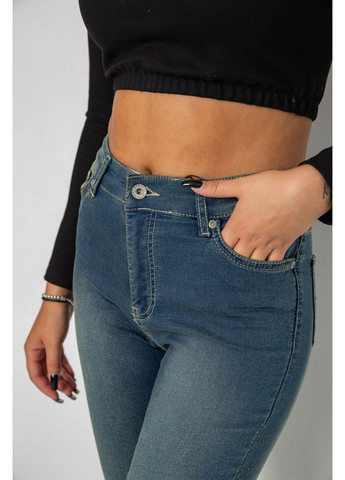 Джинси жіночі середньої посадки, 247R6247-1 Ager - (360860413)