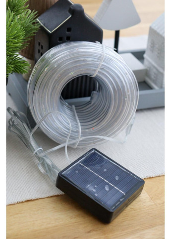 Гирлянда уличная Трубка RGB солнечный аккумулятор - 20 метров Flame (370381694)