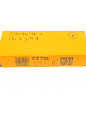 Ремінь зубчастий ГРМ (Вир-во ) CT738 ContiTech (366206794)