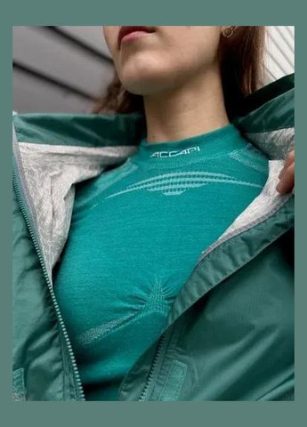 Термофутболка з довгим рукавом жіноча Ergowool, Fuxia/White, Accapi (334669768)