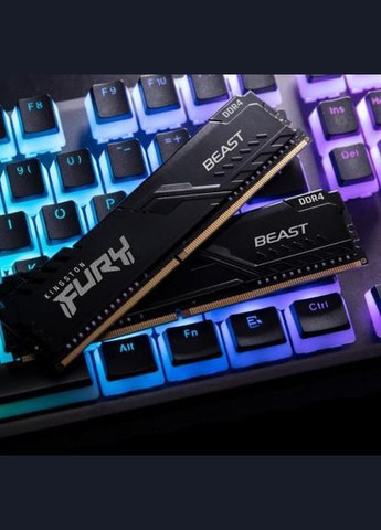 Пам'ять для настільних комп'ютерів 8 GB DDR4 3200 MHz Beast Black (KF432C16BB/8) Kingston FURY (314929724)