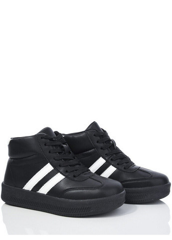 Черно-белые всесезон кожаные кроссовки sdwp20-4 Stilli