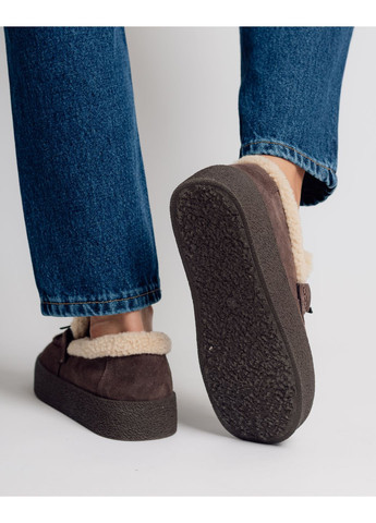 Suny Liana Туфли зимние замша мех коричневый з натуральная замша, китай — зима (352691420)