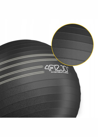 Мяч для фитнеса (фитбол) 75 см Anti-Burst Black () 4FIZJO P-5907739316370 (345710439)