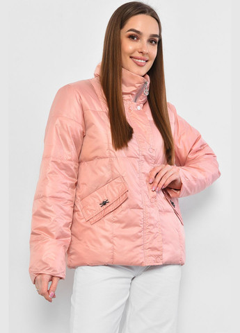 Розовая демисезонная куртка женская демисезонная розового цвета Let's Shop