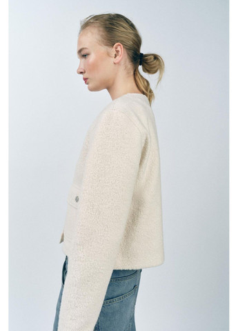 Жакет із букле з гудзиками Zara жакет із букле (358201938)