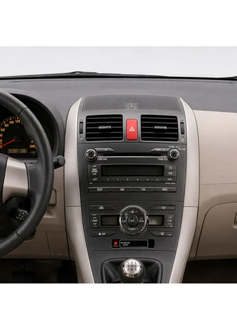Штатна магнітола для Toyota Auris 2006-2012 S3 QLED 9" Android 8-ядерний 1.6ГГц 4x64Гб SIM-картка 3G/4G 7388 4x45W ASP TM2313 DriveX (401893313)