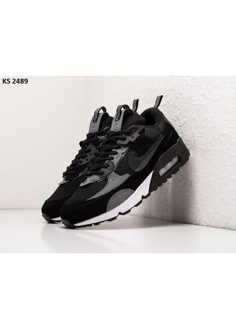 Чорні Осінні кросівки чоловічі nike air max 90 futura black найк аір макс 90 No Brand