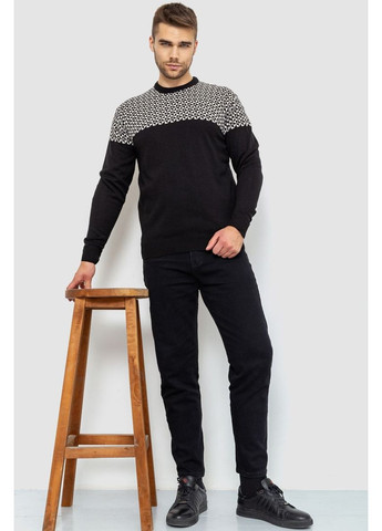 Чорно-білий светр чоловічий,, 161r898 Ager