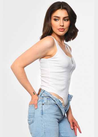 Боди женское белого цвета Let's Shop (336491806)