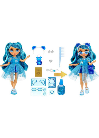 Лялька Creative Crystals Skyler - Blue Скайлер креативні кристали рейнбоу Хай Rainbow High (323168101)