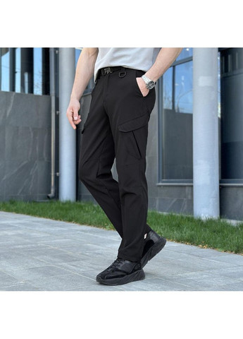 Армейские мужские штаны Карго 6 карманов черные No Brand (356509156)