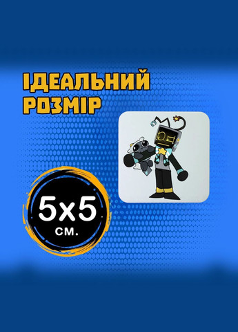 Магніт У Світі Денді Roblox Dandy's World 5*5см Shantou (328294725)