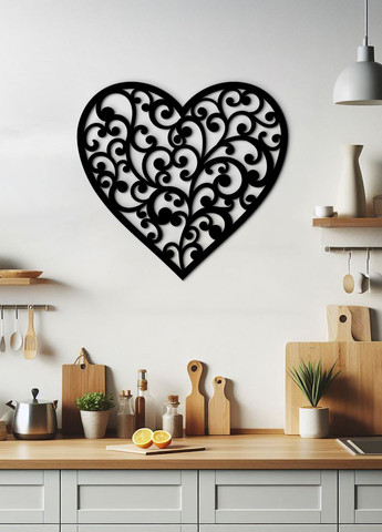 Картина лофт, настенный декор для дома "Любящее сердце", декоративное панно 50х53 см Woodyard (292111729)