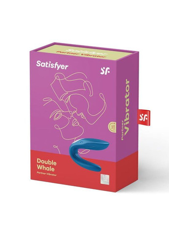 Вибратор для пар Double Whale Satisfyer (335863371)
