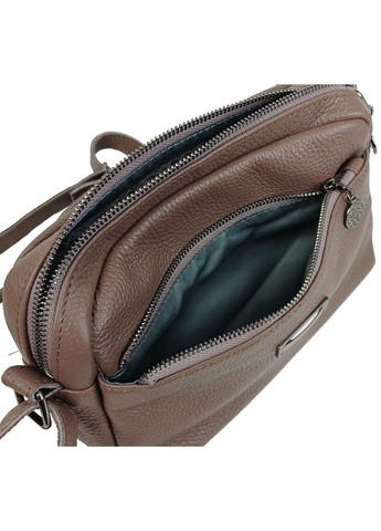 Жіноча шкіряна сумка на плече коричнева Borsacomoda (369157748)