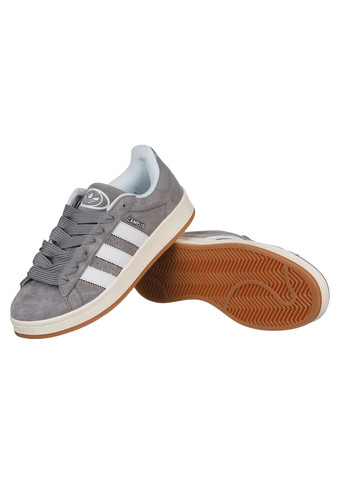 Сірі Осінні кросівки чоловічі демісезонні на замшеві шнурівці на високій підошві повсякденні для прогулянок сірі g5501-2 Classica