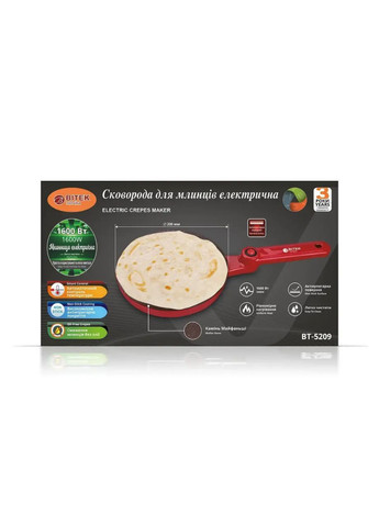 Сковорода для блинов электрическая BITEK No Brand BT-5209 (301907214)