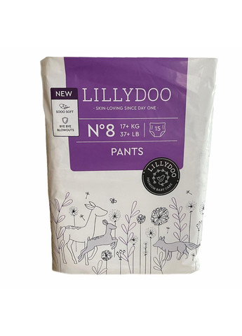 Підгузки-трусики 8 17+ кг 45 шт (110639504) Lillydoo (369668514)