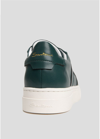 Зеленые демисезонные кроссовки Santoni