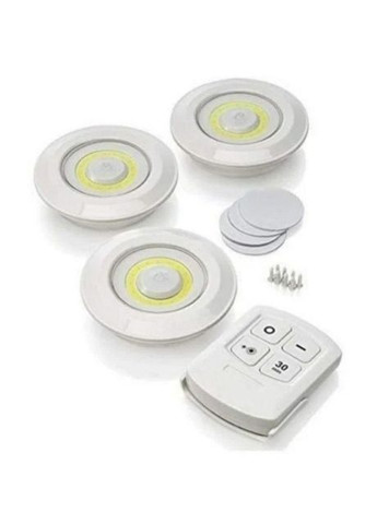 Набір нічників з пультом набір 3 шт LED light with Remote Control set (1756375633) No Brand (335008804)