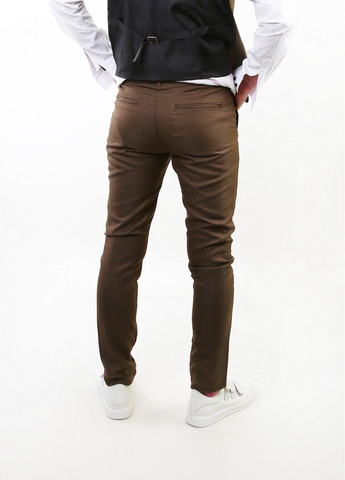 Коричневые кэжуал демисезонные брюки Mtp