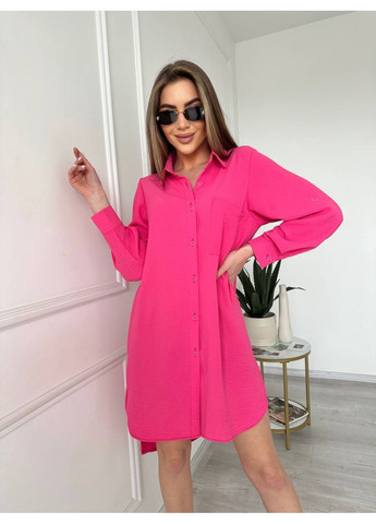 Малинова сукня-сорочка Garna однотонна