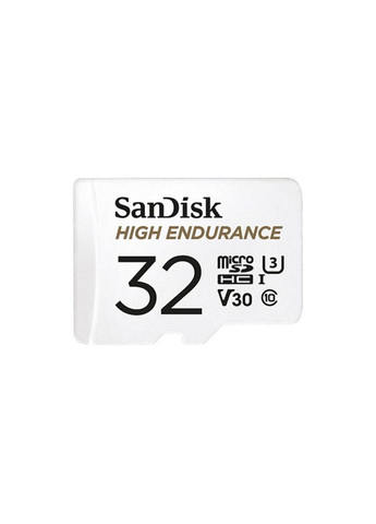 Картка пам'яті microSDHC High Endurance 32 Gb (UHS1 U3) class 10 V30 (100Mb/s) SanDisk (293945107)