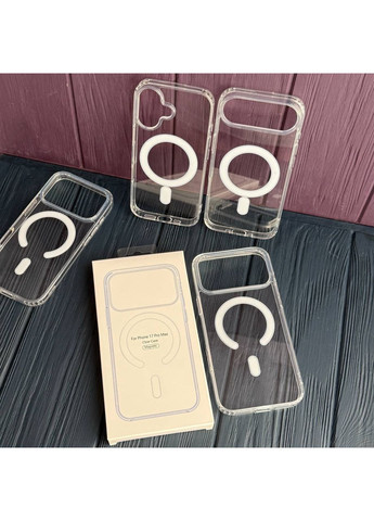 Чохол на 17 PRO Clear case MagSafe магнітний чохол для айфон 17 ПРО Magnetic No Brand (369137500)