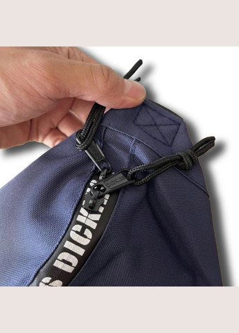 Большая сумка через плечо в синем цвете со светоотражающей вставкой. No Brand Сумка (323143384)