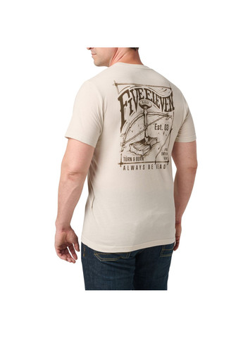 Футболка с рисунком Turn and Burn Sand Dune 5.11 Tactical (315823437)