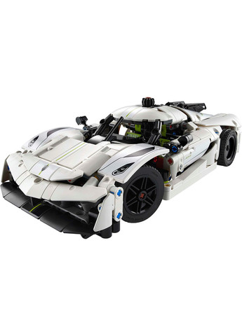 Technic Koenigsegg Jesko Absolut — Белый гиперкар 801 деталь (42184) Lego (307501075)