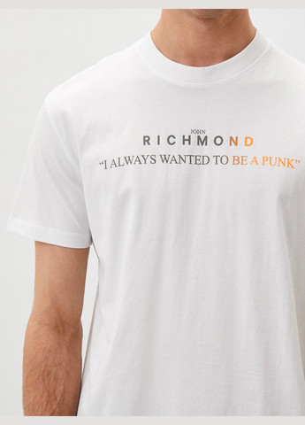 Белая футболка John Richmond