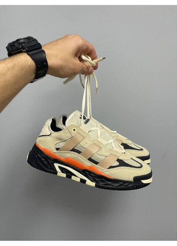 КРОСІВКИ ЖІНОЧІ ADIDAS NITEBALL BEIGE BLACK ORANGE V2 АДІДАС НАЙТБОЛ No Brand чорні демісезони (368870103)