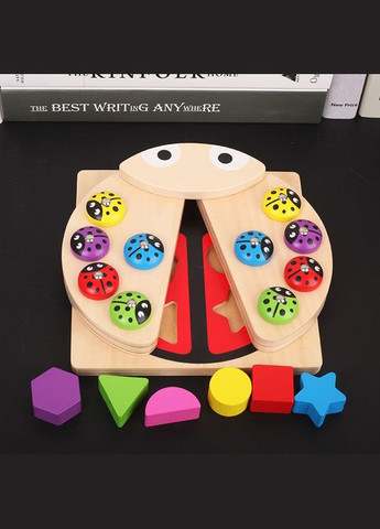 Деревянная магнитная рыбалка-сортер «Улов» разноцветная (3686/XHN-0102) No Brand (327430139)