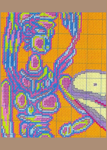 Набір для вишивання за нанесеною на канву схемою "Beautiful shot (5) ". AIDA 14CT printed, 44*50 см Joy Sunday (313613237)