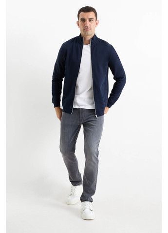 Серые демисезонные джинсы slim fit C&A