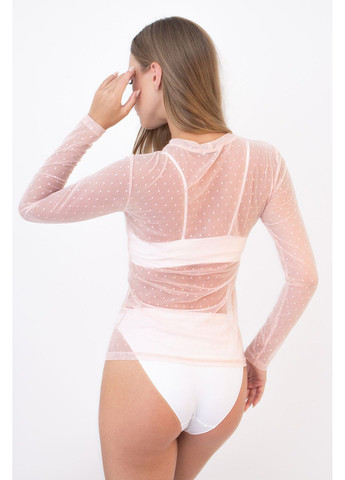 Розовый демисезонный женский лонгслив Giulia T-SHIRT WITH LONG SLEEVES