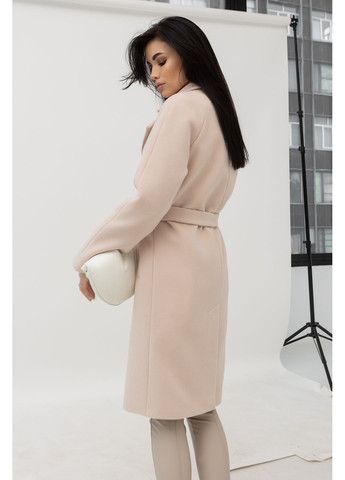 Молочне Пальто зимове C69 однобортне CHICLY
