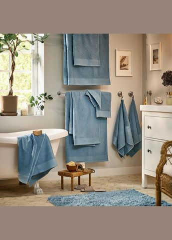 Полотенце для рук ИКЕА Синий IKEA бирюзовый