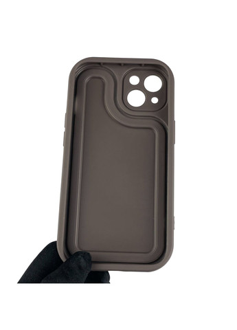 Чехол для iPhone 13 с 3д рисунком детский женский объёмный на айфон 13 коричневый Apple (366019597)