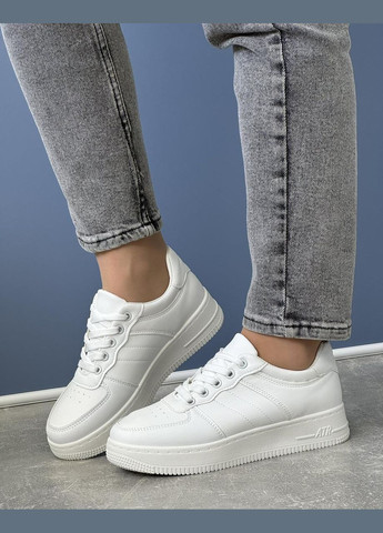 Жіночі молодіжні кросівки 1289 Білі No Brand білі демісезони (322874003)