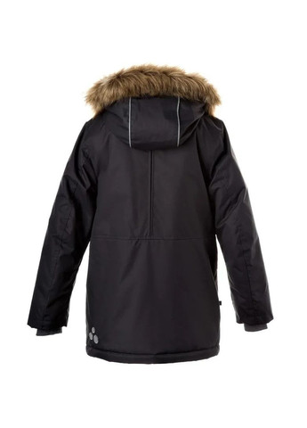 Чорна куртка-парка зимова vesper 4, р.116, чорний () Huppa 12370430-00009-116