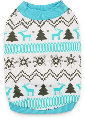 Світшот для котів Pet Style "візерунок" Блакитна L No Brand - (323233111)