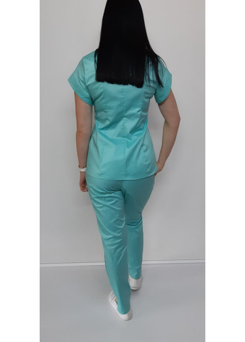 Жіночий медичний костюм Стефанія котон короткий рукав 60, No Brand (361359764)