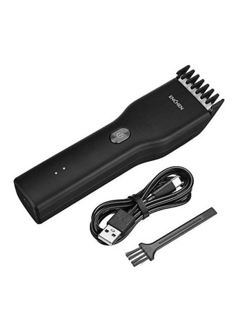 Машинка для стрижки Xiaomi Boost + Накидка + ножиці, Black, 5W, живлення від акумулятора, 1 насадка Enchen (316391910)