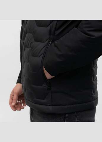 Черная демисезонная мужская демисезонная куртка большого размера SK